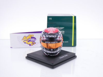 Spark 5HF178 # Helm Formel 1 Aston Martin " Fernando Alonso - Japan 2024 " 1:5