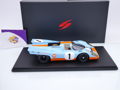 Preview: Spark 18US020 # Porsche 917K #1 2nd 24h Daytona 1970 " GULF / Siffert " 1:18