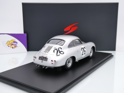 Preview: Spark 18S676 # Porsche 356 Carrera 1500 GT #26 24h Le Mans 1956 " Nathan " 1:18