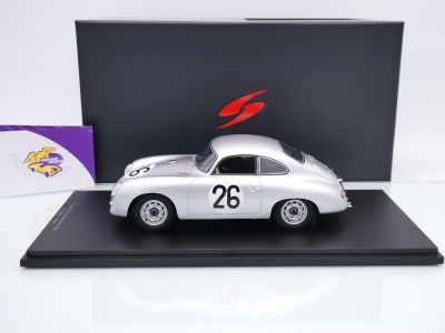 Preview: Spark 18S676 # Porsche 356 Carrera 1500 GT #26 24h Le Mans 1956 " Nathan " 1:18