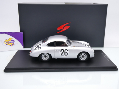 Preview: Spark 18S676 # Porsche 356 Carrera 1500 GT #26 24h Le Mans 1956 " Nathan " 1:18