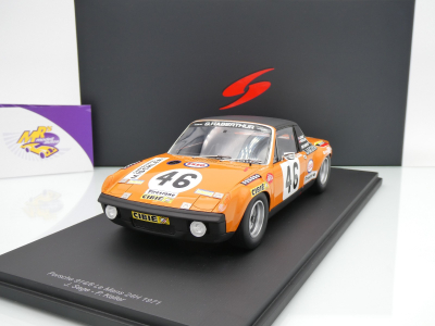 Spark 18S856 # Porsche 914/6 #46 24h Le Mans 1971 " Ecurie Club / Keller " 1:18