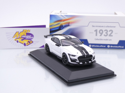 Preview: Solido S4311503 # Ford Shelby Mustang GT500 Baujahr 2020 " weiß-schwarz " 1:43