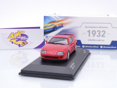 Solido S4314003 # Toyota Supra Mk 4 2JZ Baujahr 2001 " rot " 1:43