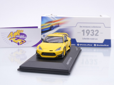 Solido S4315101 # Pandem Toyota GR86 Baujahr 2022 " gelb / Yellow " 1:43