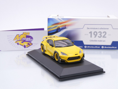 Preview: Solido S4315101 # Pandem Toyota GR86 Baujahr 2022 " gelb / Yellow " 1:43