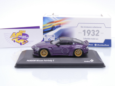 Preview: Solido S4315502 # Pandem Nissan Fairlady Z Baujahr 2022 " lilametallic " 1:43