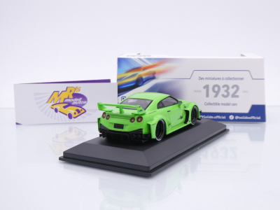 Preview: Solido S4311207 # Nissan Skyline GT-R R35 Bj. 2008 " Liberty Walk - grün " 1:43