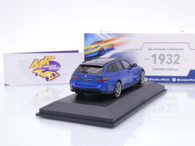 Preview: Solido S4315402 # BMW M3 (G81) Competition Touring 2023 " sanmarinoblau " 1:43