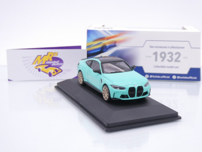 Preview: Solido S4316002 # BMW M4 (G82) Competition Coupe Baujahr 2023 " mintgrün " 1:43