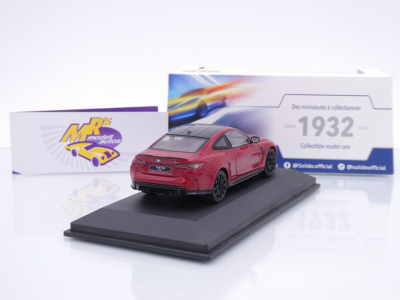 Preview: Solido S4316001 # BMW M4 (G82) Competition Coupe Baujahr 2023 " imolarot " 1:43