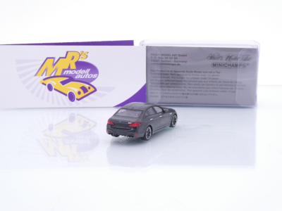 Preview: Minichamps 87028008 # BMW M5 Limousine Baujahr 2018 " dunkelgraumetallic " 1:87