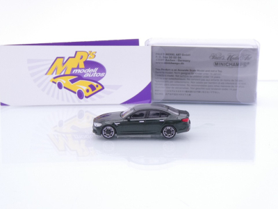 Preview: Minichamps 87028007 # BMW M5 Limousine Baujahr 2018 " dunkelgrünmetallic " 1:87