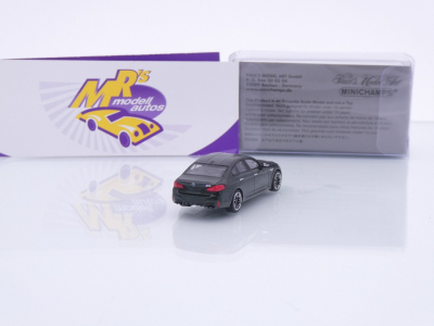 Preview: Minichamps 87028007 # BMW M5 Limousine Baujahr 2018 " dunkelgrünmetallic " 1:87