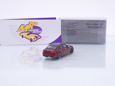 Preview: Minichamps 87028005 # BMW M5 Limousine Baujahr 2018 " dunkelrotmetallic " 1:87