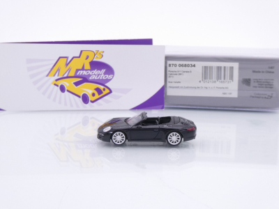 Preview: Minichamps 870068034 # Porsche 911 991 Carrera S Cabrio Baujahr 2013 " dunkelblaumetallic " 1:87