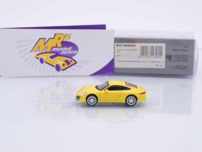 Preview: Minichamps 870068024 # Porsche 911 (991) Carrera S Baujahr 2013 " gelb " 1:87