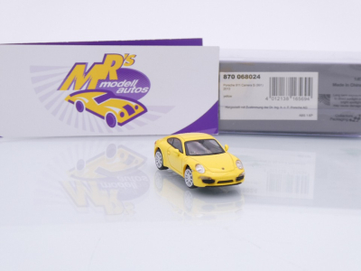 Preview: Minichamps 870068024 # Porsche 911 (991) Carrera S Baujahr 2013 " gelb " 1:87
