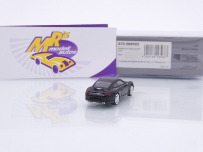Preview: Minichamps 870068022 # Porsche 911 (991) Carrera S Baujahr 2013 " schwarz " 1:87