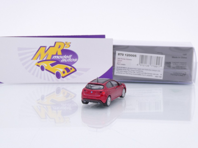 Preview: Minichamps 870120005 # Alfa Romeo Giulietta Veloce Baujahr 2017 " rotmetallic " 1:87