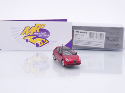 Preview: Minichamps 870120005 # Alfa Romeo Giulietta Veloce Baujahr 2017 " rotmetallic " 1:87