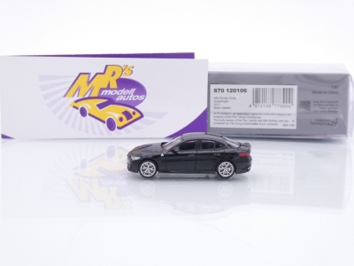 Preview: Minichamps 870120106 # Alfa Romeo Giulia Quadrifoglio Baujahr 2017 " schwarz " 1:87