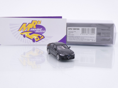Preview: Minichamps 870120106 # Alfa Romeo Giulia Quadrifoglio Baujahr 2017 " schwarz " 1:87