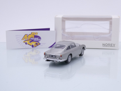 Preview: Norev 270523 # Aston Martin DB5 Baujahr 1963 " silbermetallic " 1:43