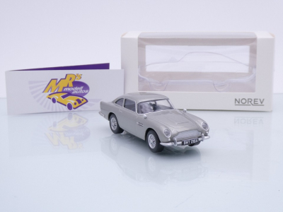 Preview: Norev 270523 # Aston Martin DB5 Baujahr 1963 " silbermetallic " 1:43