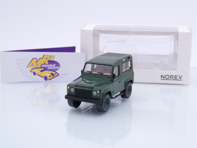 Norev 845108 # Land Rover Defender Kurz Baujahr 1983 " dunkelgrün " 1:43