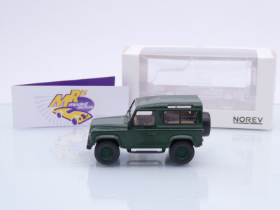 Preview: Norev 845108 # Land Rover Defender Kurz Baujahr 1983 " dunkelgrün " 1:43