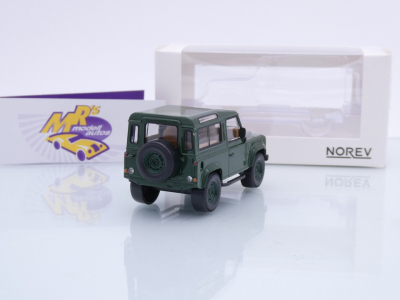 Preview: Norev 845108 # Land Rover Defender Kurz Baujahr 1983 " dunkelgrün " 1:43