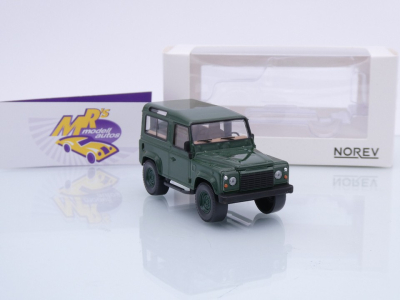 Preview: Norev 845108 # Land Rover Defender Kurz Baujahr 1983 " dunkelgrün " 1:43