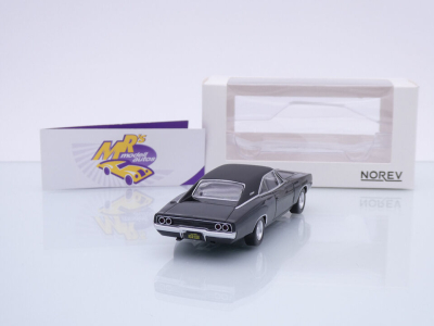 Preview: Norev 950004 # Dodge Charger Baujahr 1968 " schwarz " 1:43