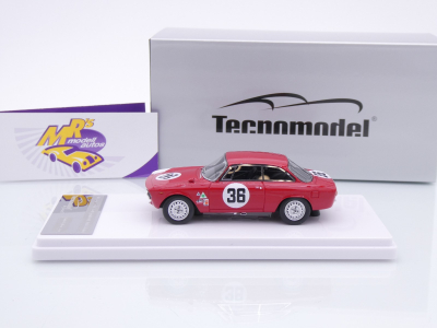 Preview: Tecnomodel TM43-27B # Alfa Romeo Giulia 1600 Sebring 1966 " Jochen Rindt " 1:43