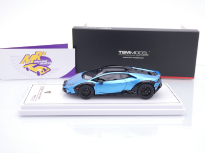 Preview: TSM Models 430834 # Lamborghini Huracan Sterrato Baujahr 2022 " Blu Aegir Metallic " 1:43