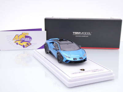 Preview: TSM Models 430834 # Lamborghini Huracan Sterrato Baujahr 2022 " Blu Aegir Metallic " 1:43