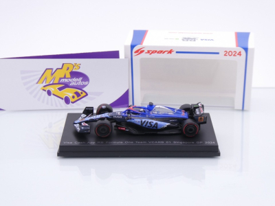 Preview: Sparky Y410 # Visa Cash RB VCARB01 #3 Singapur GP 2024 " Daniel Ricciardo " 1:64