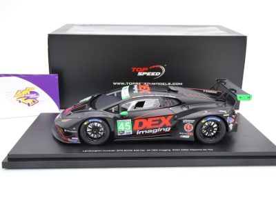 Preview: Top Speed TS0577 # Lamborghini Huracan GT3 #45 24h Daytona 2024 " WTR DEX Racing " 1:18