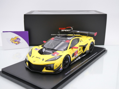 Top Speed TS0571 # Chevrolet Corvette Z06 GT3.R 24h Daytona 2024 " Pratt Miller Motorsports " 1:18