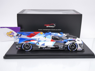 Preview: Top Speed TS0569 # BMW M Hybrid V8 GTP #25 24h Daytona 2024 " BMW M Team RLL " 1:18