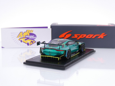 Preview: Spark S7935 # Aston Martin Vantage AMR GT3 EVO Präsentation 2024 " Astongrün-metallic " 1:43