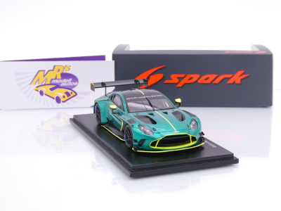 Preview: Spark S7935 # Aston Martin Vantage AMR GT3 EVO Präsentation 2024 " Astongrün-metallic " 1:43