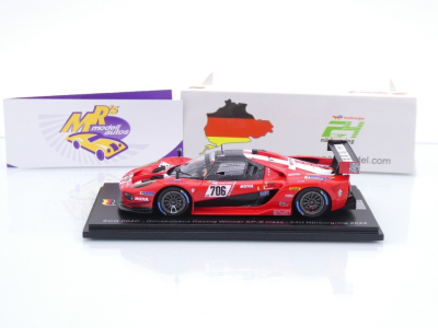 Preview: Spark SG848 # Glickenhaus SCG 004c #706 24h Nürburgring 2022 " Westbrook - Mailleux - Laser - Mutsch" 1:43