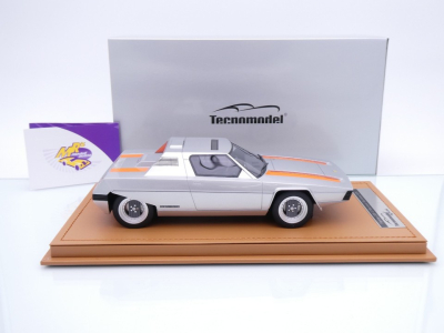 Preview: Tecnomodel TM18-180F # Ferrari 308 GT Rainbow by Bertone Baujahr 1976 " silbermetallic " 1:18