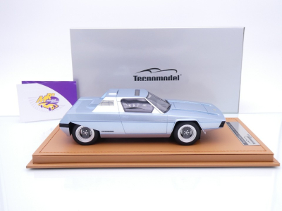 Preview: Tecnomodel TM18-180B # Ferrari 308 GT Rainbow by Bertone Baujahr 1976 " hellblau-metallic " 1:18