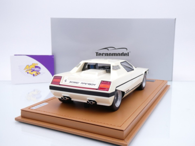 Preview: Tecnomodel TM18-180A # Ferrari 308 GT Rainbow by Bertone Baujahr 1976 " weißmetallic " 1:18