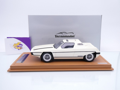 Preview: Tecnomodel TM18-180A # Ferrari 308 GT Rainbow by Bertone Baujahr 1976 " weißmetallic " 1:18