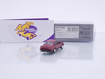 Preview: Minichamps 870171402 # Volvo 240 GL Limousine Baujahr 1986 " dunkelrot " 1:87