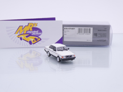Preview: Minichamps 870171401 # Volvo 240 GL Limousine Baujahr 1986 " weiß " 1:87
